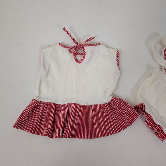 Free With Purchase - 90s Onesie & Dress Set Plaid Gingham Giraffe - Picture 7 of 8